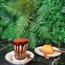 snack drinks closeup